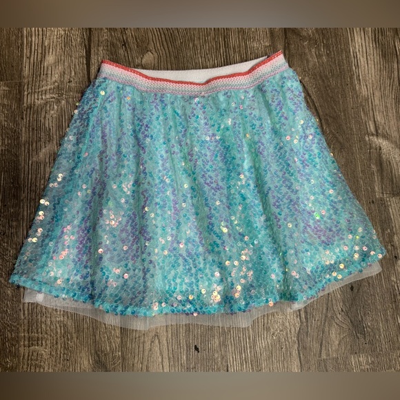 365 Kids Dresses & Skirts - Garanimals Sparkling Aqua Sequin Skirt